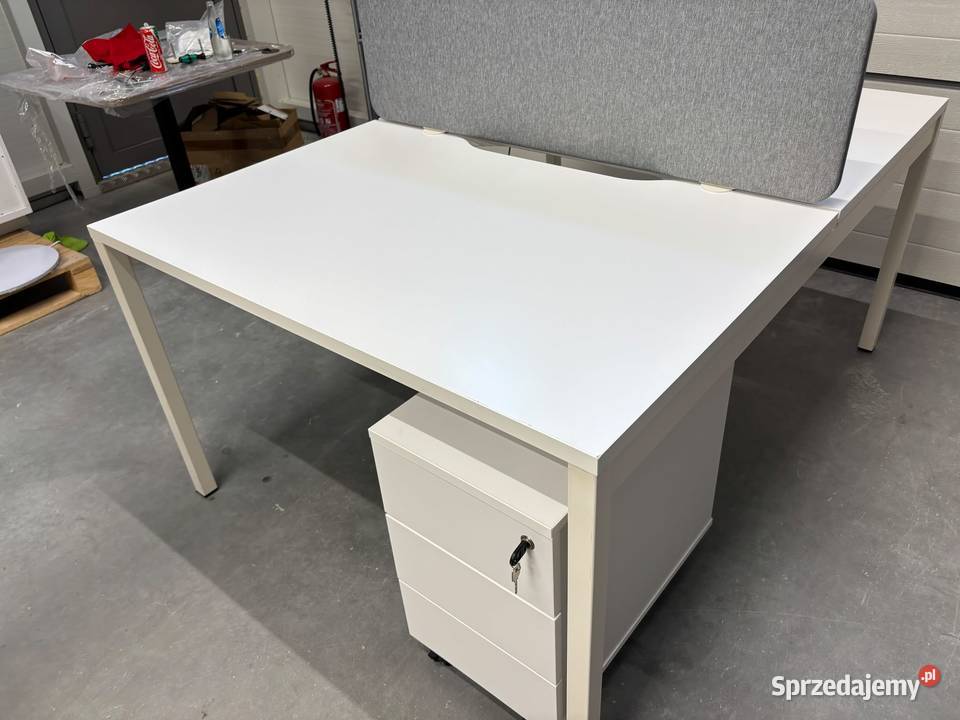 Biurko mdd Ogi U Bench białe małopolskie Kraków