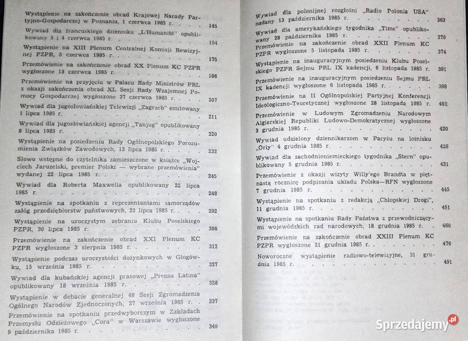 Przemówienia 198182 85 86 87 88 Wojciech Chełm