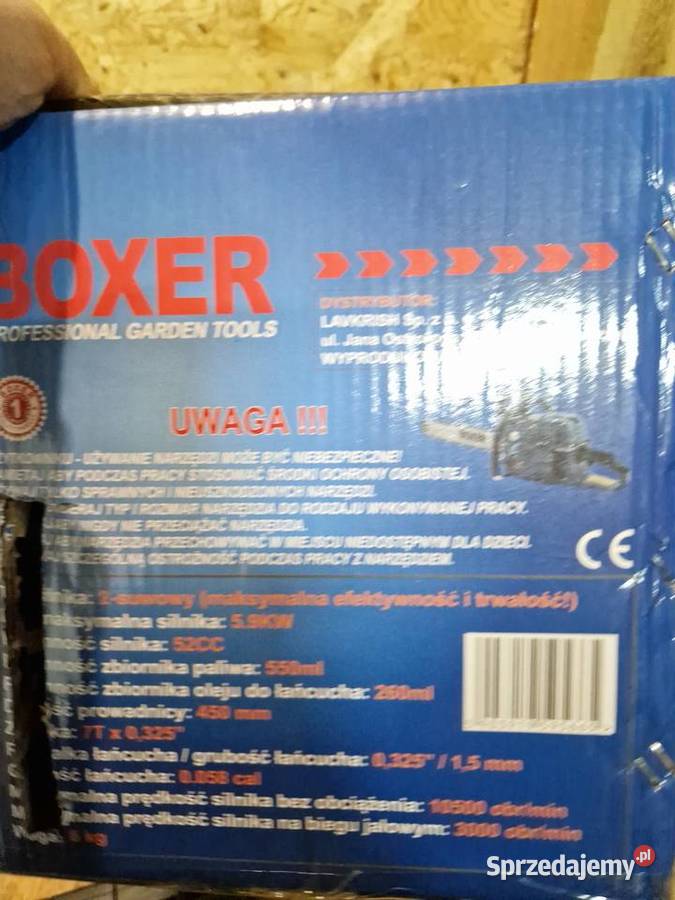 MOCNA PIŁA SPALINOWA PILARKA ŁAŃCUCHOWA 59 wielkopolskie Głogowa