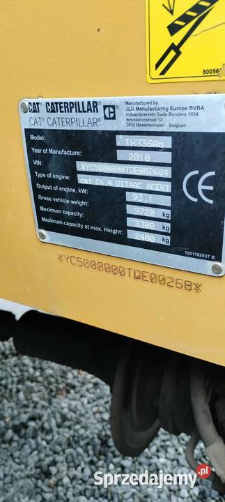 Ładowarka CAT TH 336Ag zachodniopomorskie