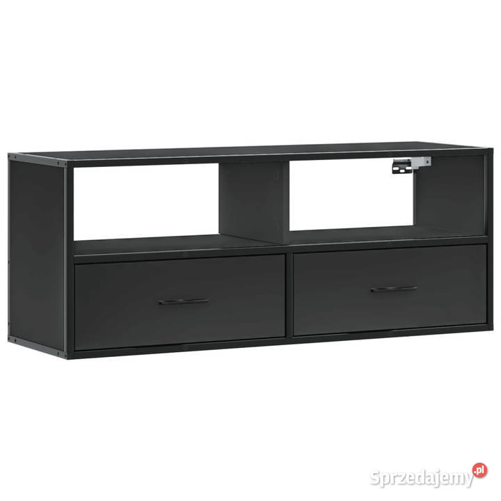 Szafka pod TV czarna 100x31x395 materiał Warszawa