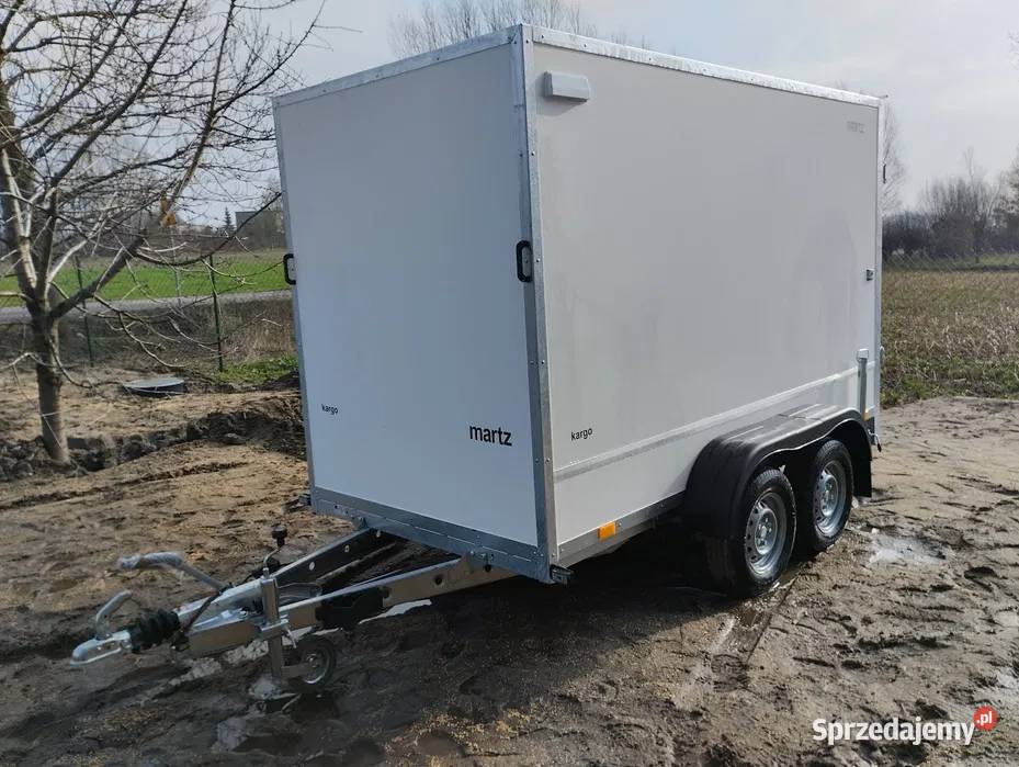 Przyczepa zabudowana kontener furgon box pod kontener Września