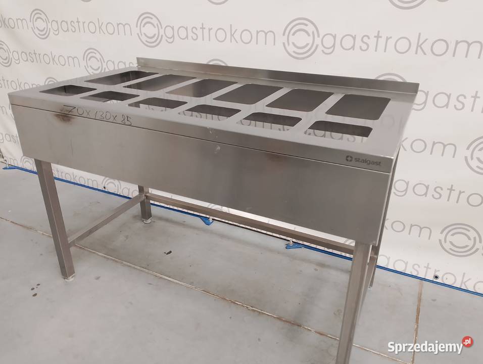 Stół z otworami na pojemniki GN 18x16 6x13 6x16 Wrocław