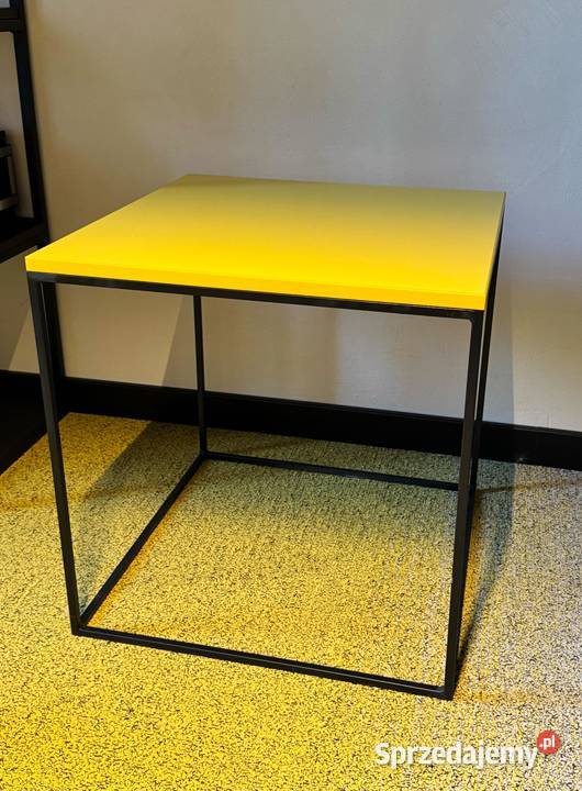 stolik kawowy x2 zestaw żółtoczarnych stolików śląskie Chorzów
