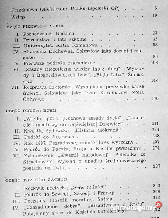 Życie i ewolucja twórcza Włodzimierza Sołowjowa Chełm