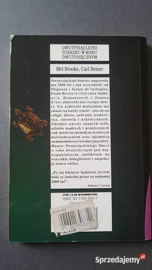 Mel Brooks dwutysiącletni starzec w roku Kraków