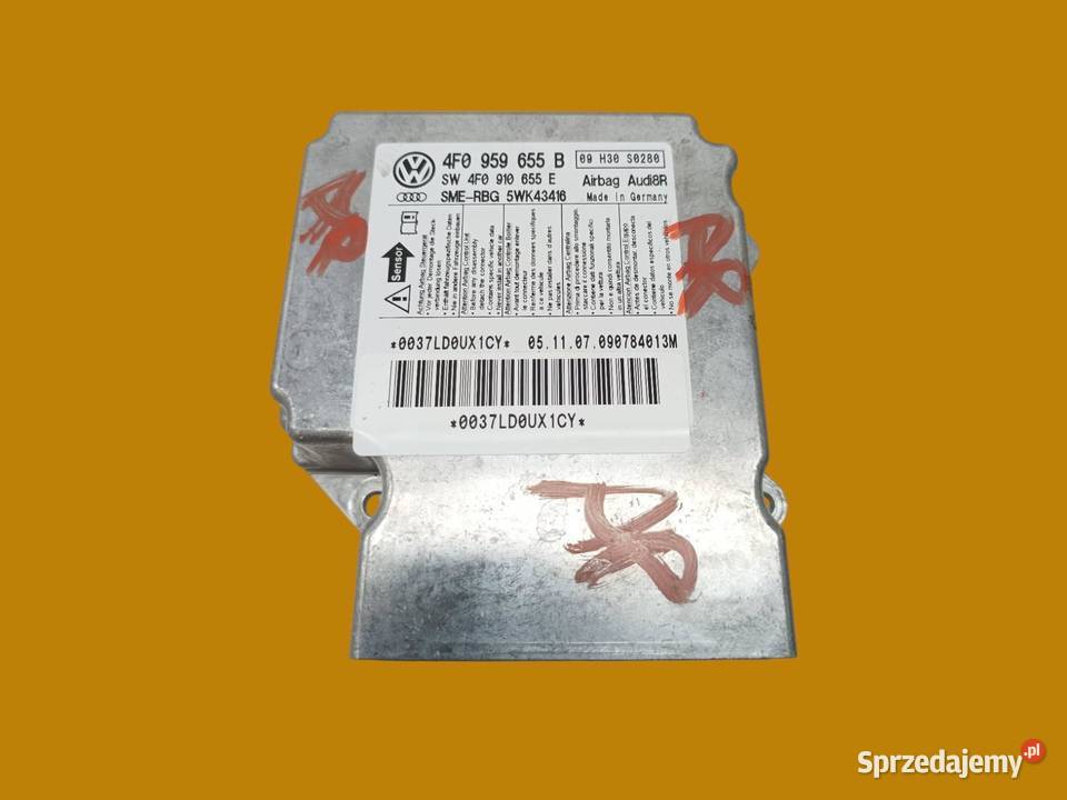 SENSOR AIRBAG 4F0959655B Audi A6 III 20042011 C6 świętokrzyskie