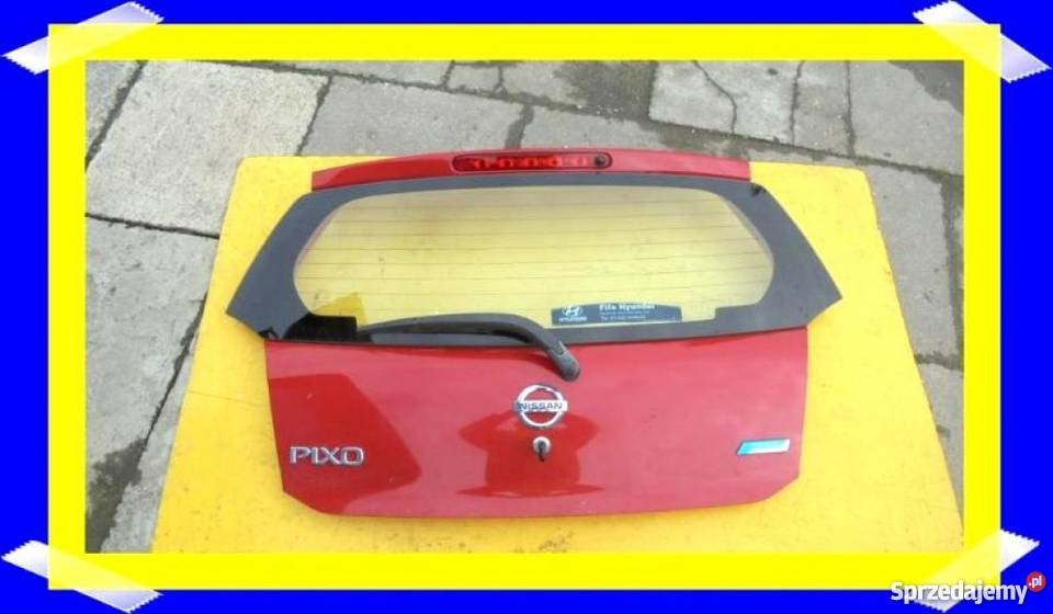 Nissan pixo klapa tył tylna kpl Wrocław