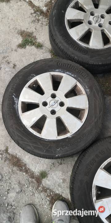 Opel felgi z oponami 15 4x100 4 Hrubieszów