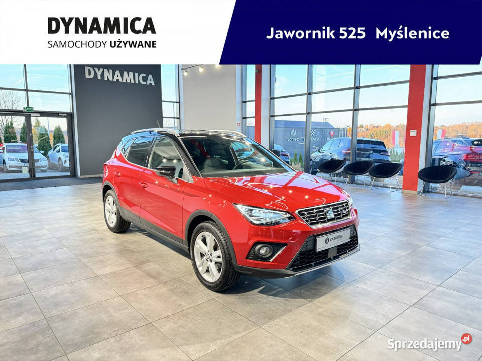 Seat Arona FR 10TSI 115 M6 2020 r salon bordowy małopolskie Myślenice