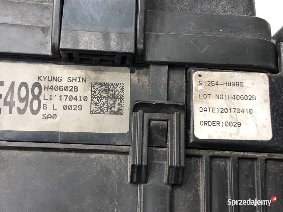SKRZYNKA BEZPIECZNIKÓW KIA RIO IV 91254H8980 osobowe Skrzynki bezpieczników
