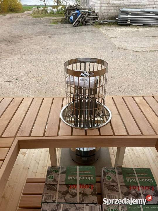 Sauna Beczka Kwadro 260 Panorama Harvia Cilindro podlaskie Suwałki