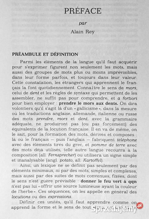 Dictionnaire des expressions et locutions Alain Chełm