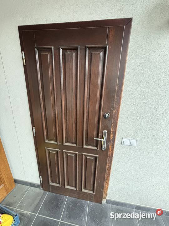 Drzwi wejściowe zewnętrzne dębowe małopolskie Kraków