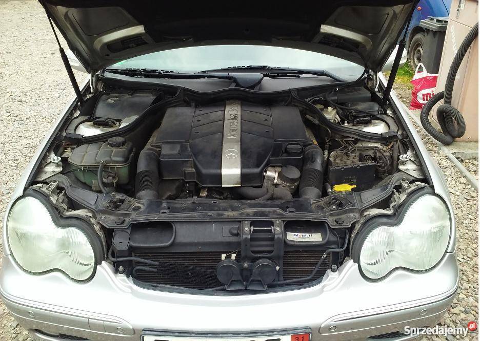 Mercedes C240 26 V6 W203 ELEGANCE Zadbany bogaty centralny zamek