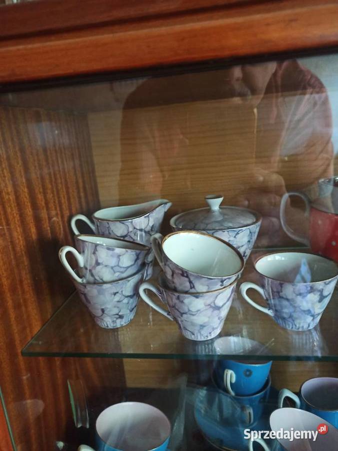 Zestaw kawowy i kieliszki kryształowe Kieliszki i pucharki Łódź