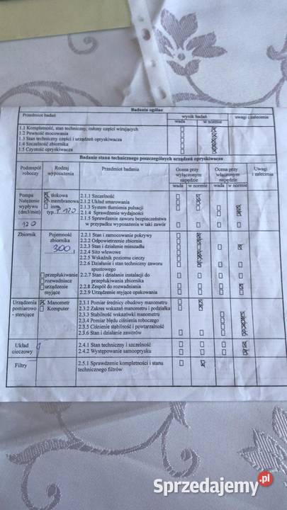 Opryskiwacz polowy zawieszany Biardzki 300l łódzkie Rekle