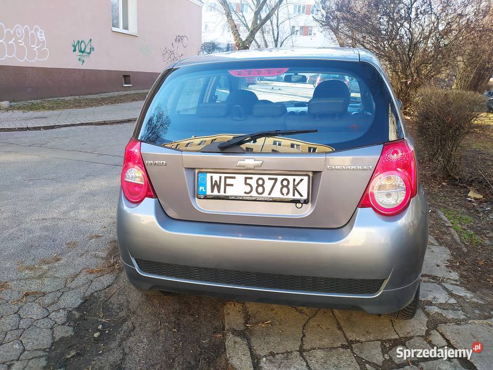 Chevrolet Aveo 14 benzyna z oplatami mazowieckie Warszawa