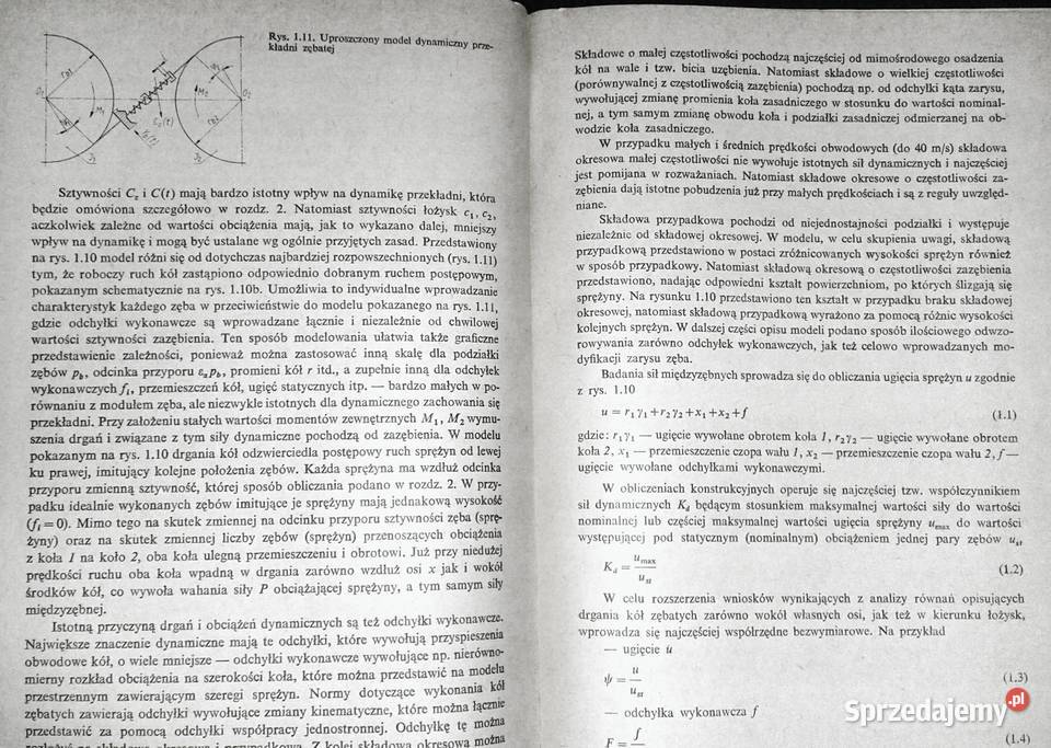 Przekładnie zębate Dynamika Ludwik Muller lubelskie Chełm