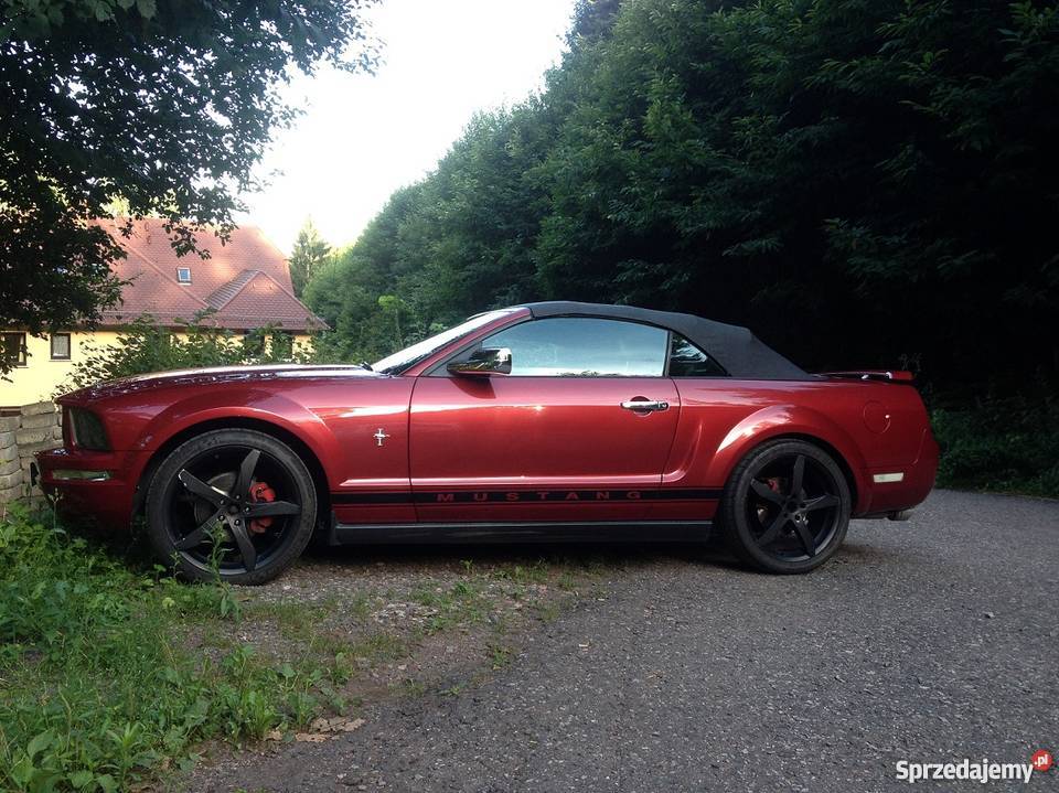 FORD MUSTANG KABRIO 40 V6 GAZ SUPER STAN ZAMIANA lakier metallic zachodniopomorskie Szczecinek
