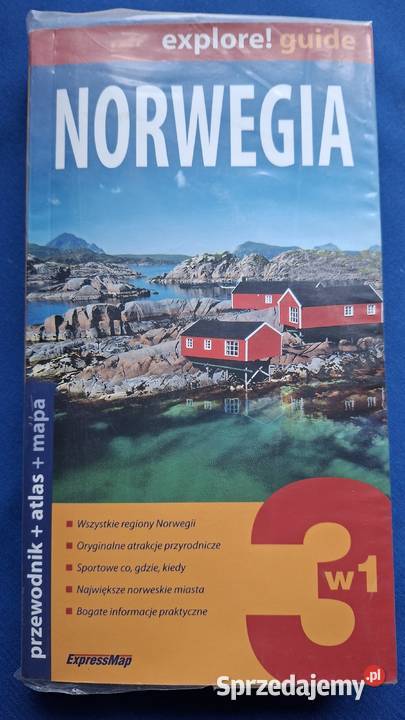 Norwegia exploreguide 3 w 1 mapa