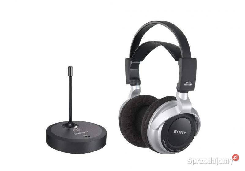 Sony MDR-RF800RK słuchawki (Nowy akumulator-nauszniki)
