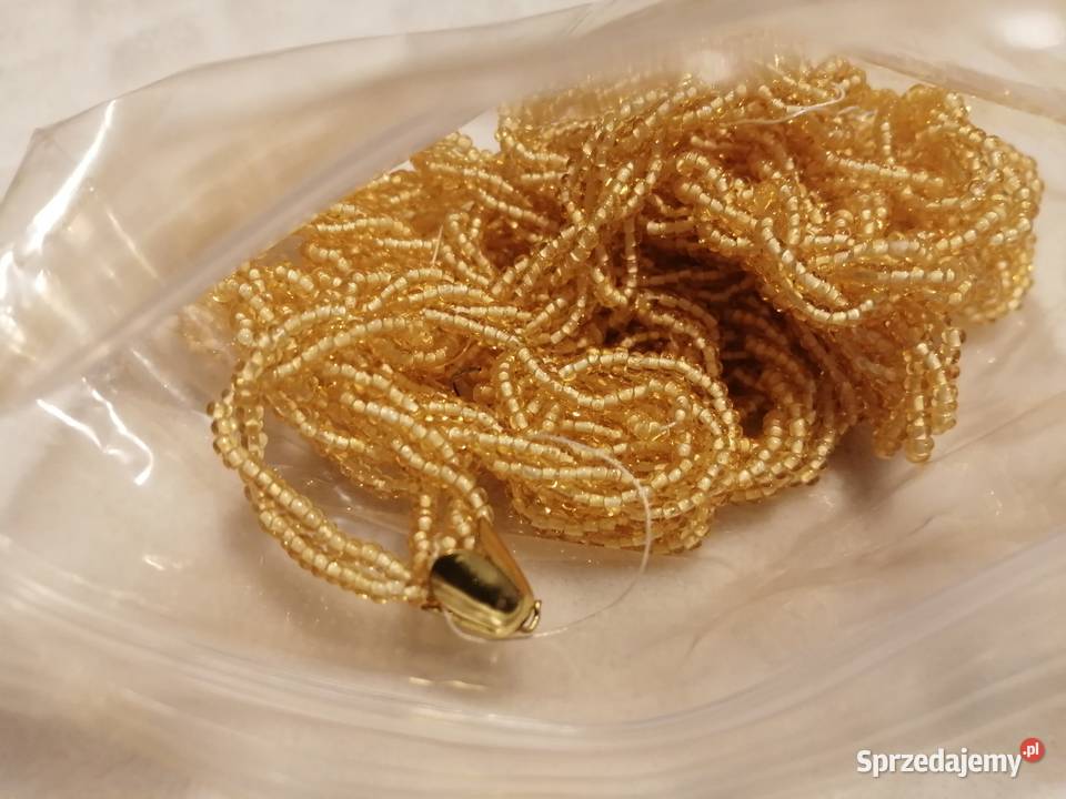 Koraliki 2mm przeźroczyste ecru 50g 16 Kreatywne Czeladź