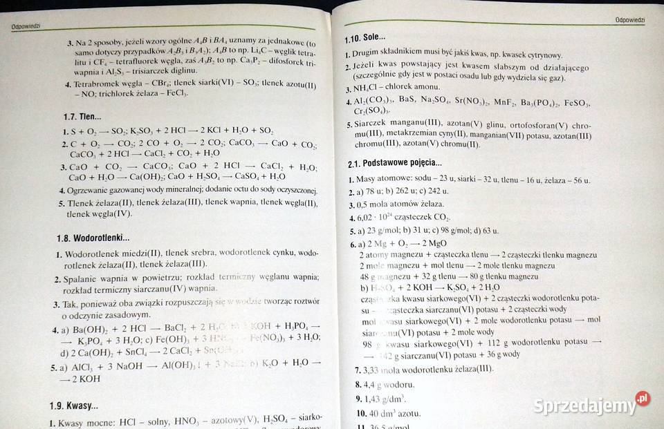 Chemia 1 Zakres podstawowy Podręcznik Stanisława miękka Chełm