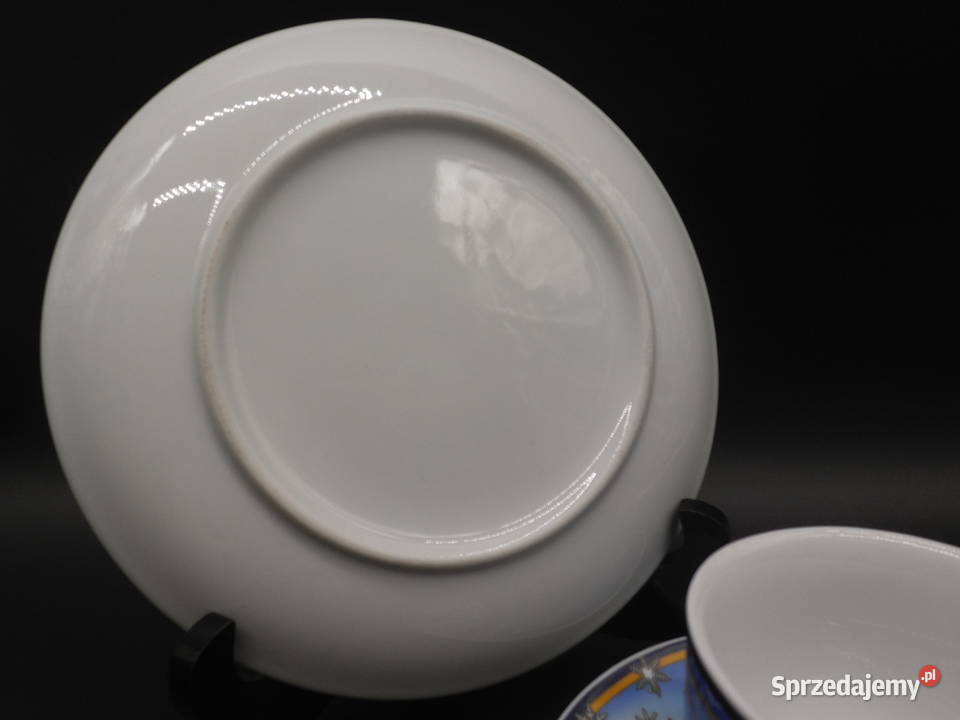 Zestaw śniadaniowy trio zimowy pejzaż Raszków