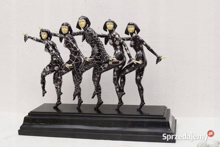 Styl Demetre Chiparus TANCERKI THE GIRLS Figura Kraków