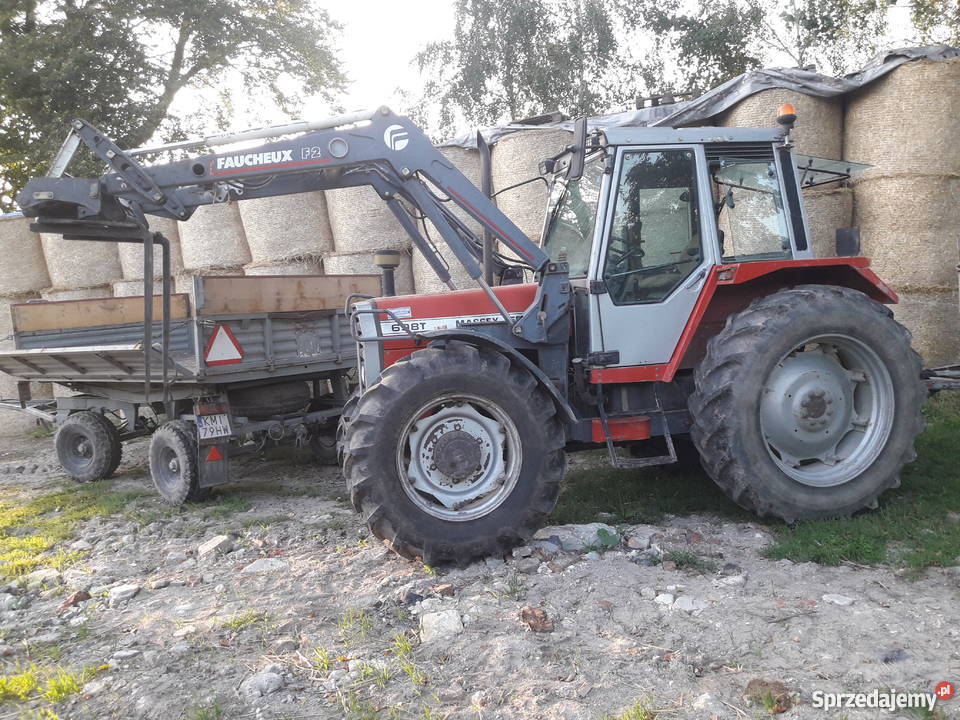 Massey Ferguson 698T turbo tur i osprzęt łyżka Marcinowice