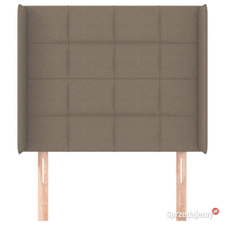 Zagłówek uszak taupe 103x16x118128 tkanina mazowieckie Warszawa sprzedam