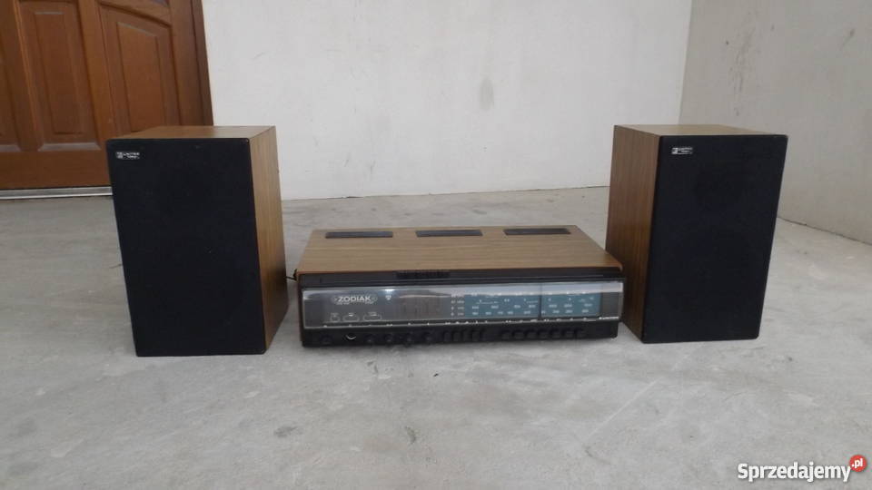 Radio Unitra ZODIAK z kolumnami Nowy Grodziczno