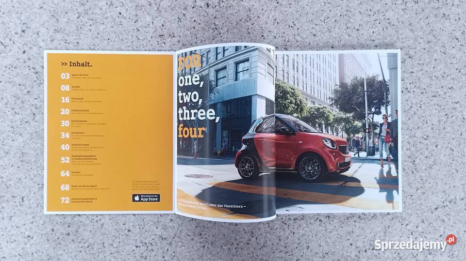 SMART Forfour Prospekt Rok wydania 2014 Bytom
