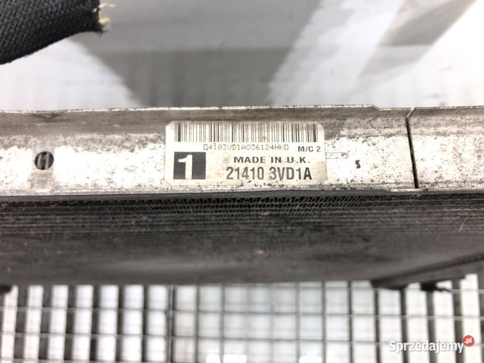 CHŁODNICA WODY NISSAN NOTE 15 90 214103VD1A Części samochodowe