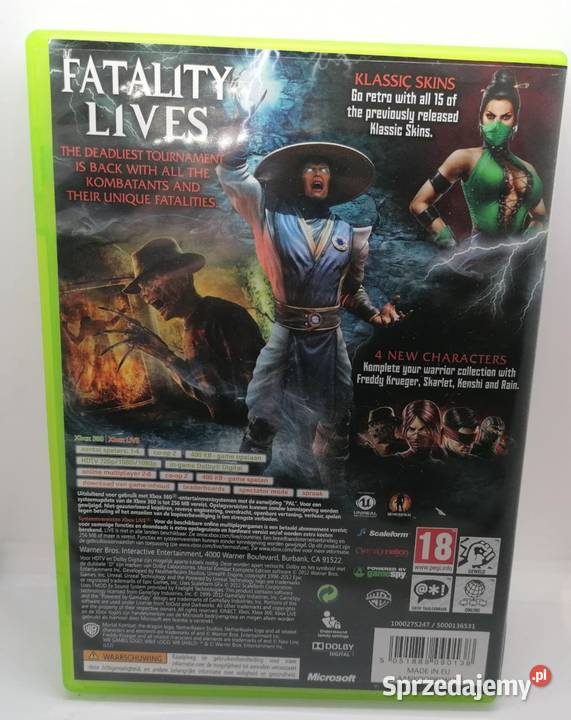 Gra Mortal Kombat Komplete Edition Xbox 360 Xbox360 Elbląg sprzedam
