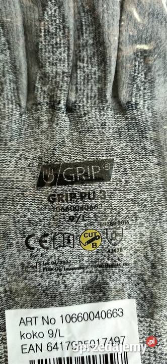 Rękawice antyprzecięciowe robocze rozmiar L 9 Motoryzacja Jasień