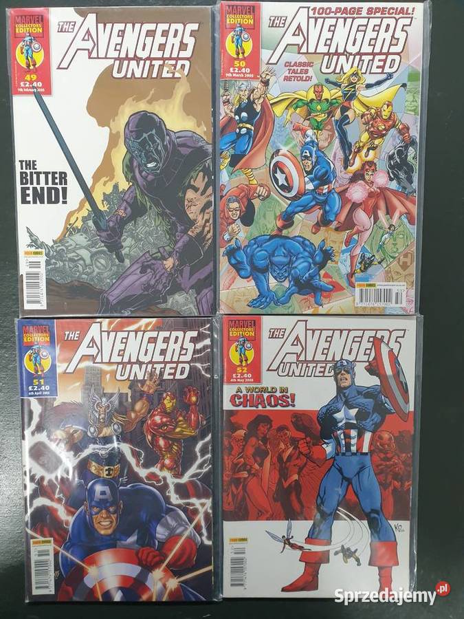 The Avengers United 29 komiksów Marvel język Komiksy