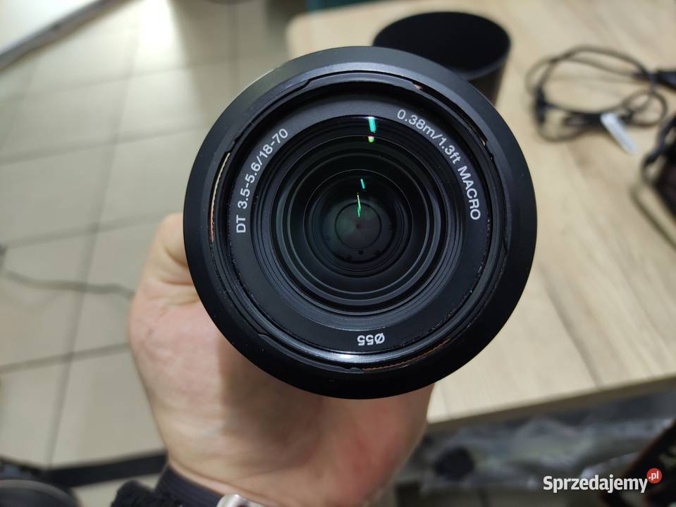 Sony Alpha 200 2 obiektywy torba ładowarka karta łódzkie Piotrków Trybunalski