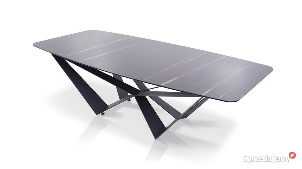Stół Tectona blat spiek Sahara Noir 280 x 100 Katowice