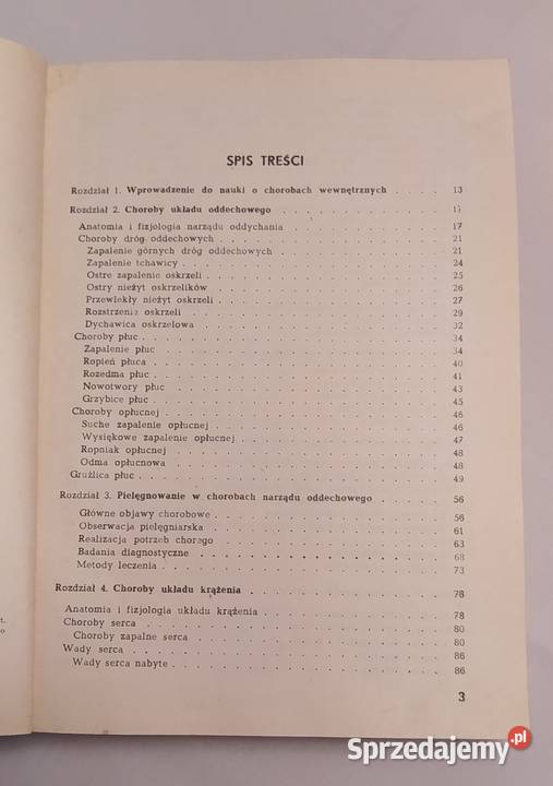 CHOROBY WEWNĘTRZNE I PIELĘGNOWANIE W CHOROBACH