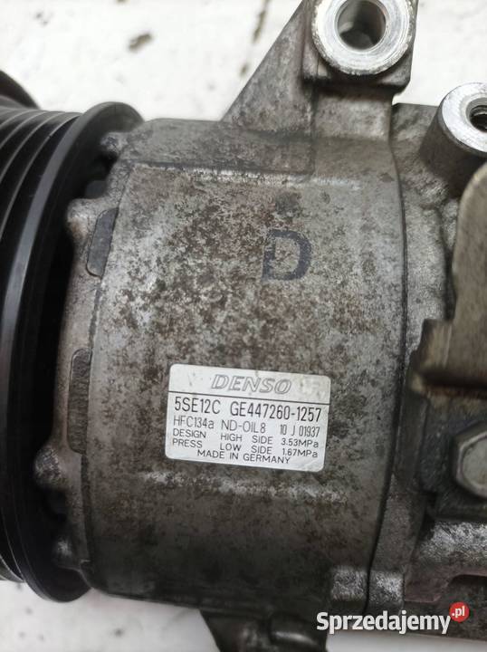 SPRĘŻARKA KLIMATYZACJI 4472601257 20 D4D Toyota osobowe świętokrzyskie sprzedam