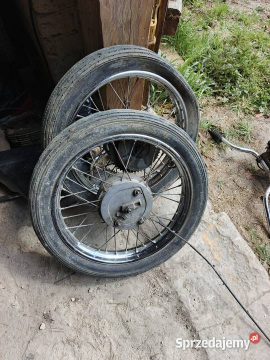 Rama CZ 350 koła w chromie Chełm