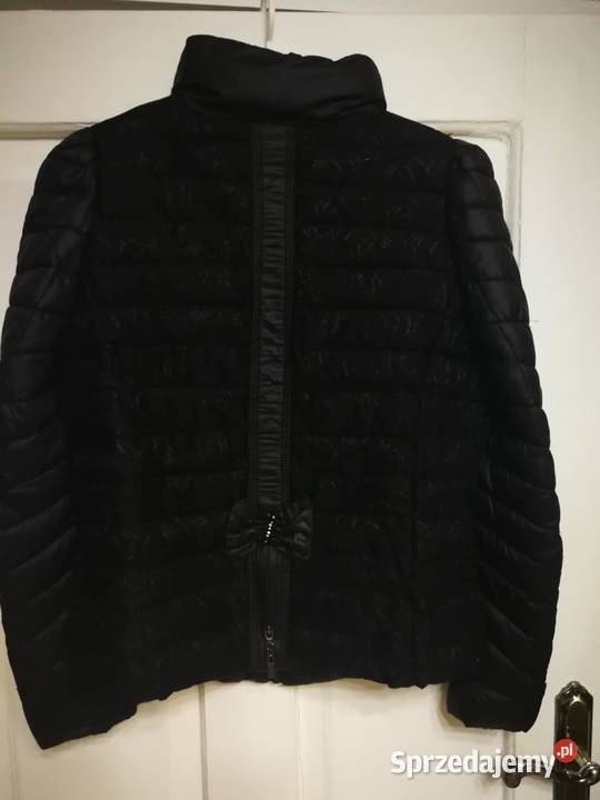 Kurteczka czarna pikowana z bufkami M małopolskie Zielonki sprzedam
