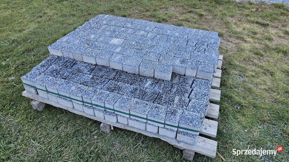 Kostka brukowa trapezowa Neapol Nero NOWA Mosina