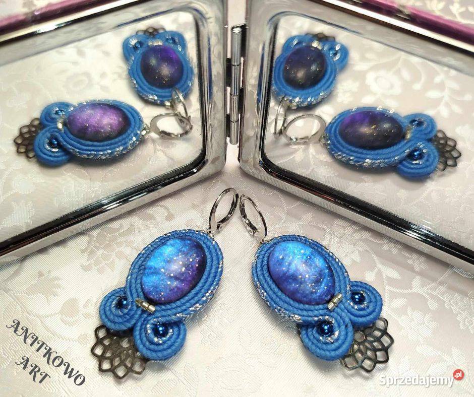 LODOWE KOLCZYKI Z ŻYWICĄ SUTASZ zachodniopomorskie Szczecin sprzedam