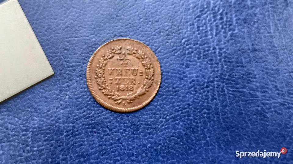 Stare monety 14 krajcara 1818 Niemcy Lesko