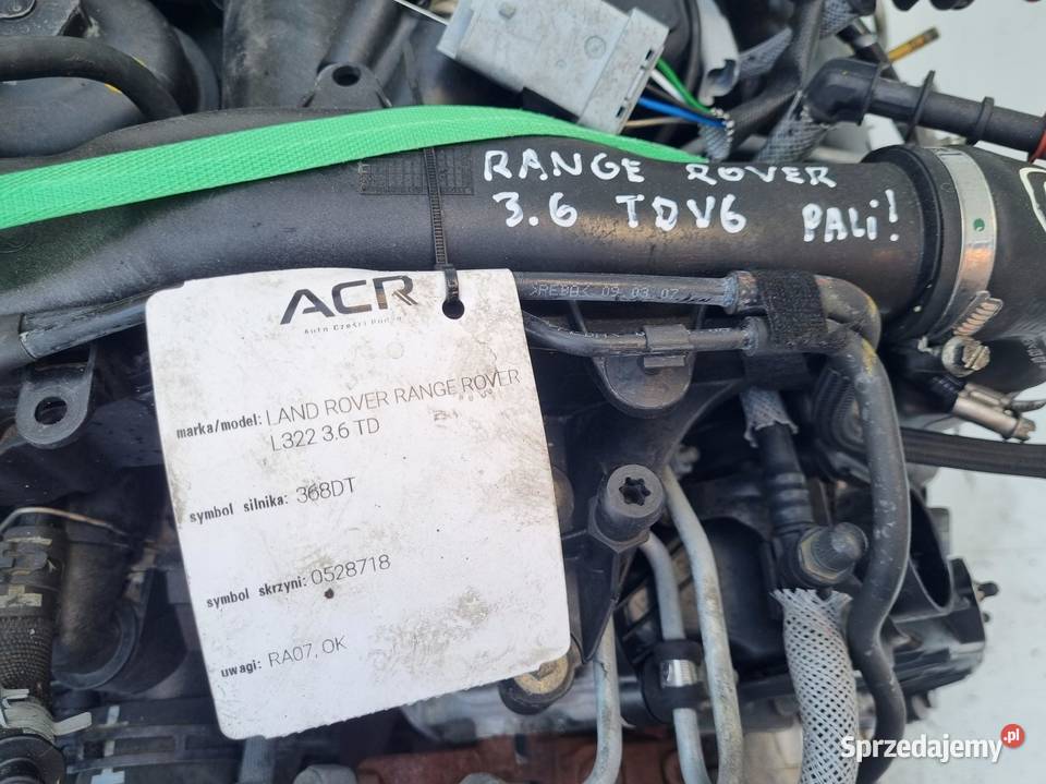 SILNIK KOMPLET Land Rover Range Rover Vogue III lubelskie Chełm sprzedam