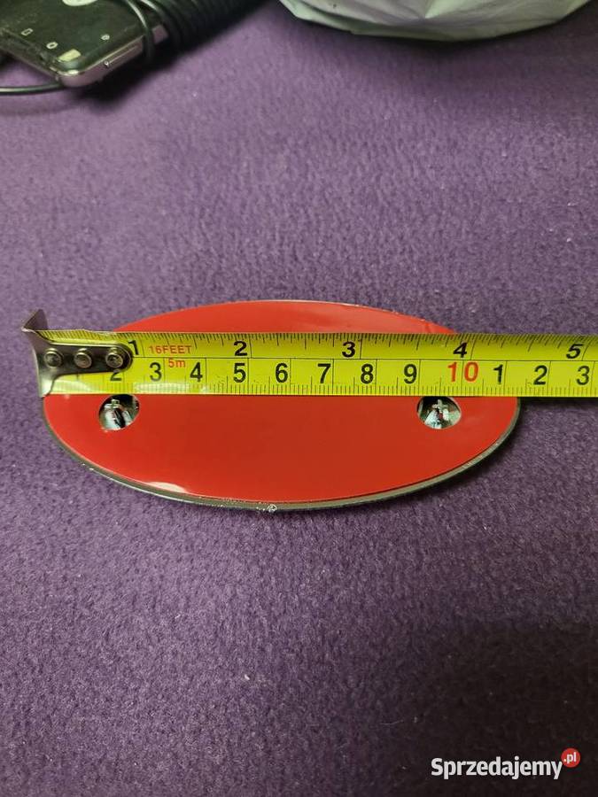 Nowy Emblemat KIA 115x58mm ChromCzerwony ABS śląskie sprzedam