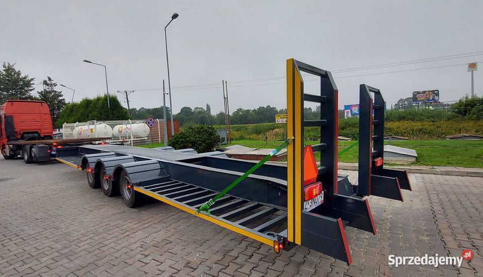 przyczepa do przewozu maszyn leśnych forwarder Stęszew